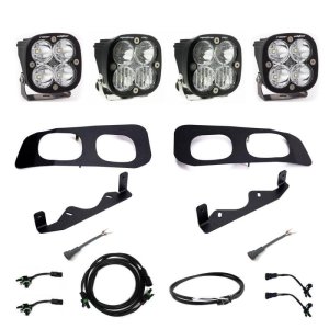 Ford F-250 Fog Light Pocket Kit - Baja Designs - Squadron Racer/Pro Unlimited - `23-`27
